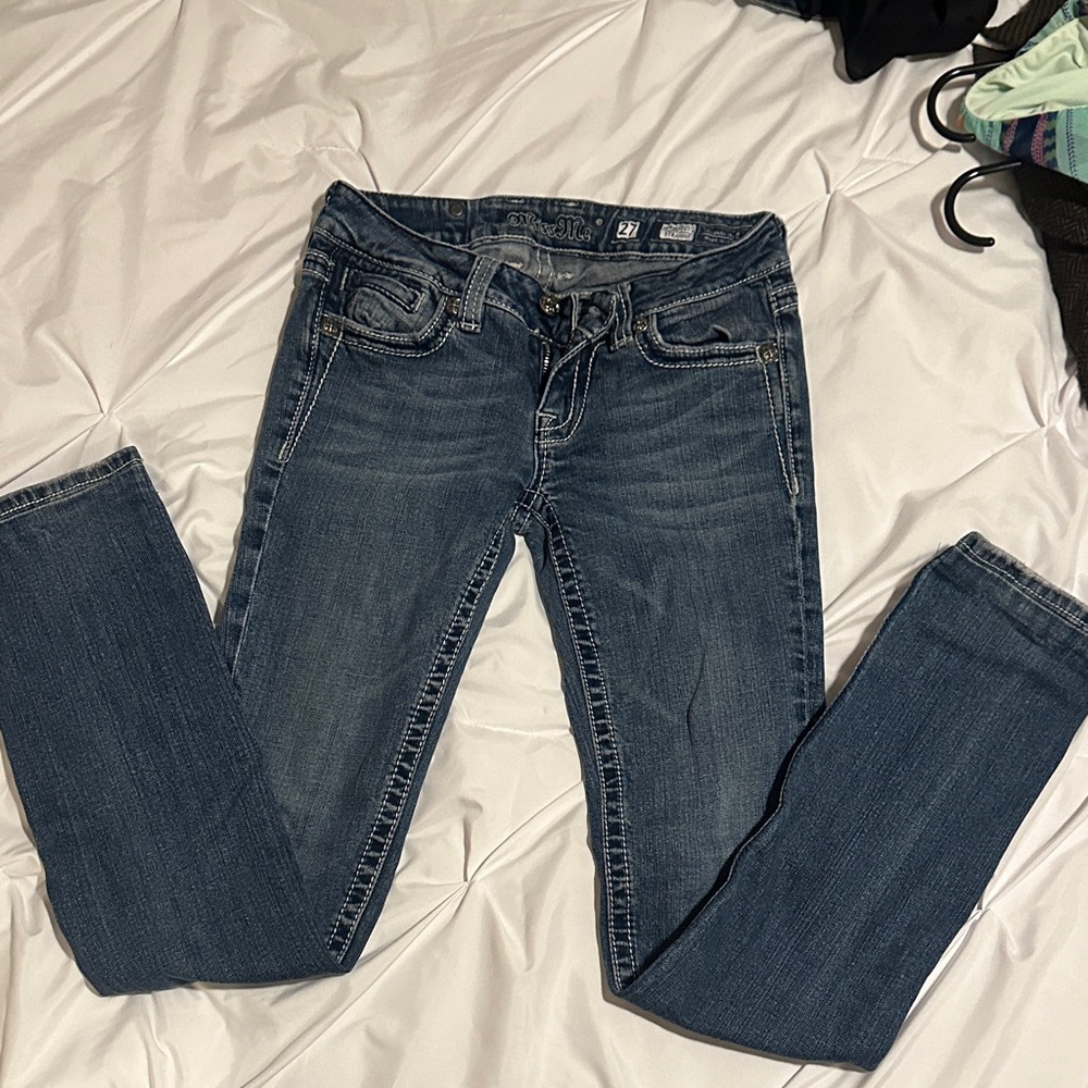 Miss Me Women's Dark Blue Skinny Jeans